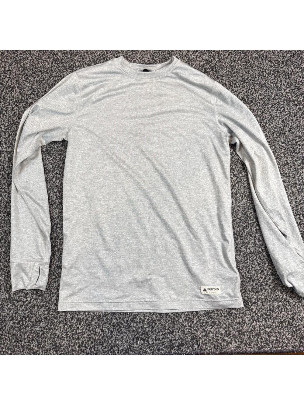 Burton gray long sleeve shirt